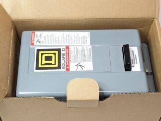 SCHNEIDER ELECTRIC SQUARE D NEMA Motor Starter 120VAC Coil 1PH 2P 8536SBG1V02S