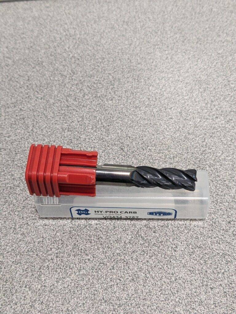 OSG Corner Radius End Mill: 3/8″ Dia, 7/8″ LOC, 4 FL VG434-3757