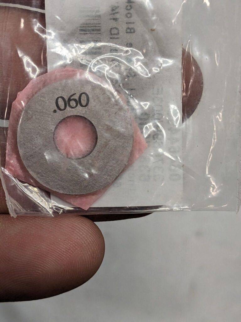 Round Steel Gage Block: 0.06″, Grade B Qty 7 636-0600