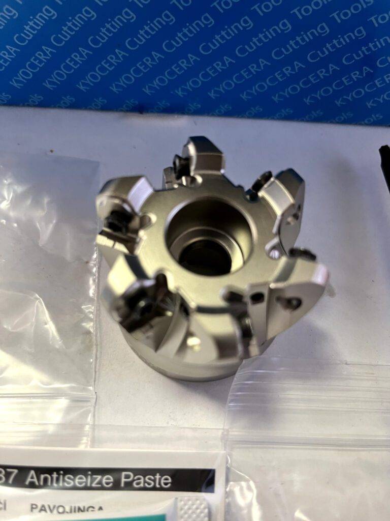 KYOCERA Indexable Copy Face Mill: 2″ Max Cut Dia THN06249