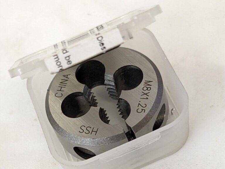 Round Die: M8x1.25, 1″ OD, High Speed Steel 314-1646