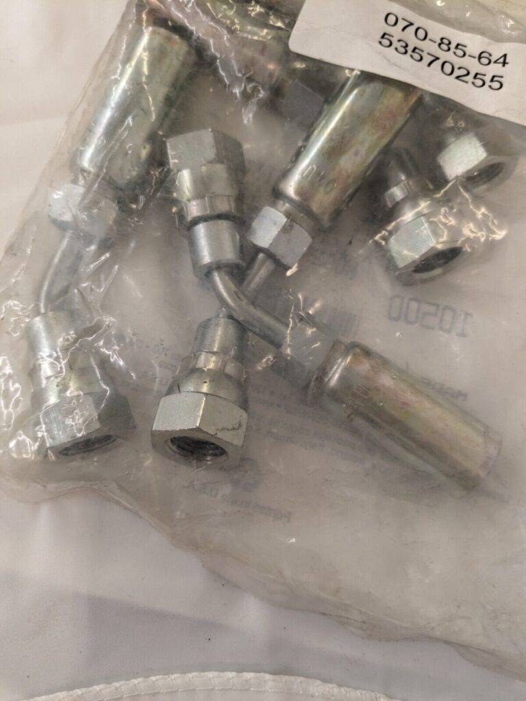 EATON Hydraulic Hose Swivel Fitting: 4 mm qty 5 BD-10500