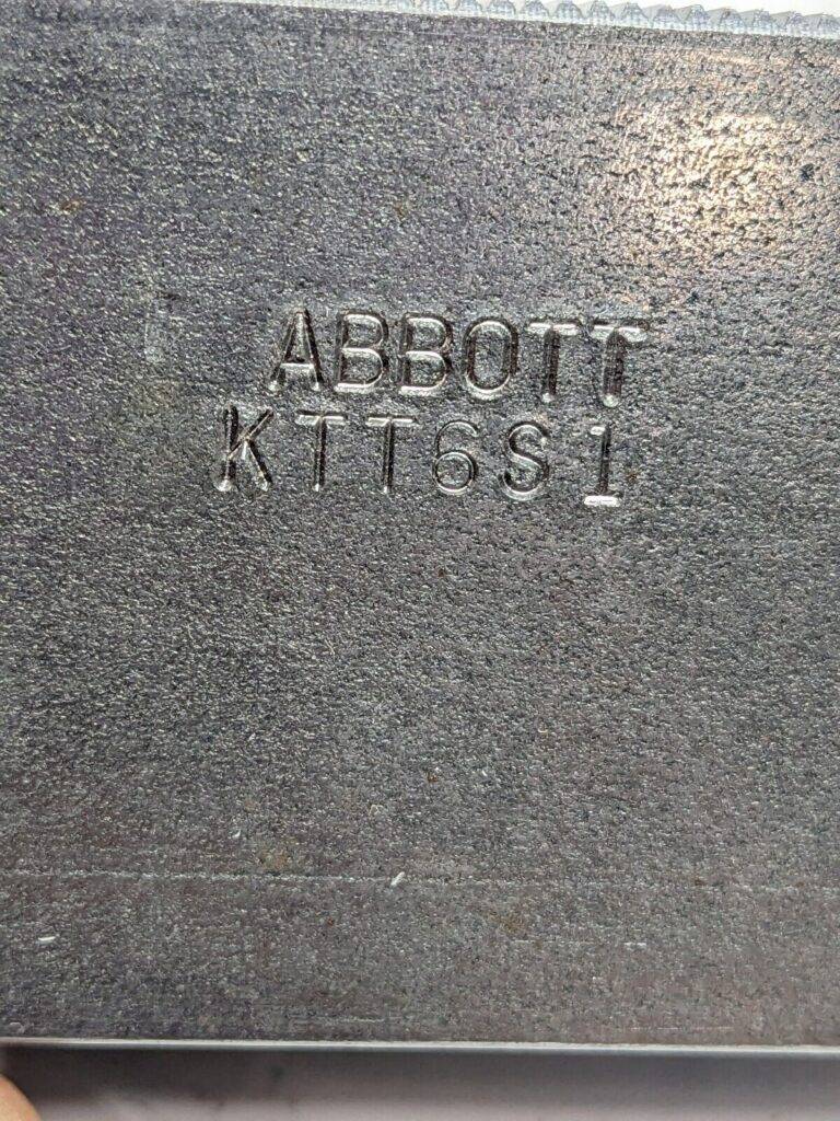 Abbott Soft Lathe Chuck Jaw: Serrated 1-1/4″ OAW, 2″ OAH, 3″ OAL Qty 2 KTT6S1