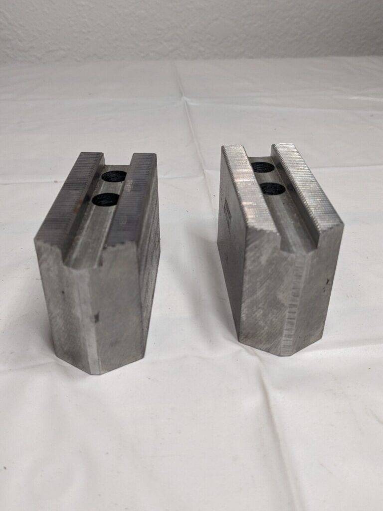 Abbott Soft Lathe Chuck Jaw: Serrated 1-1/4″ OAW, 2″ OAH, 3″ OAL Qty 2 KTT6S1