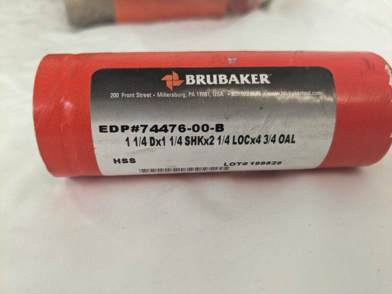 Brubaker Tool Square End Mill - 744 Series HSS 2 Fl 74476 1