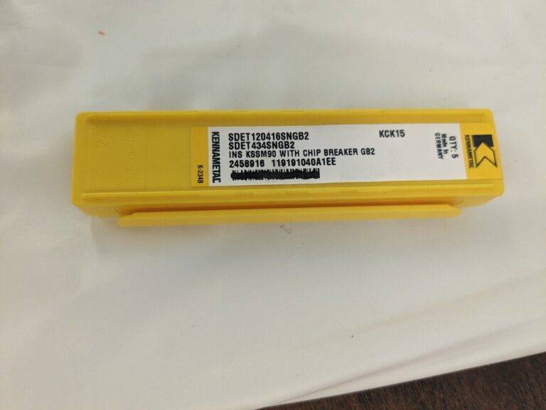 Kennametal carbide milling inserts 5pk SDET434SNGB2 KCK15