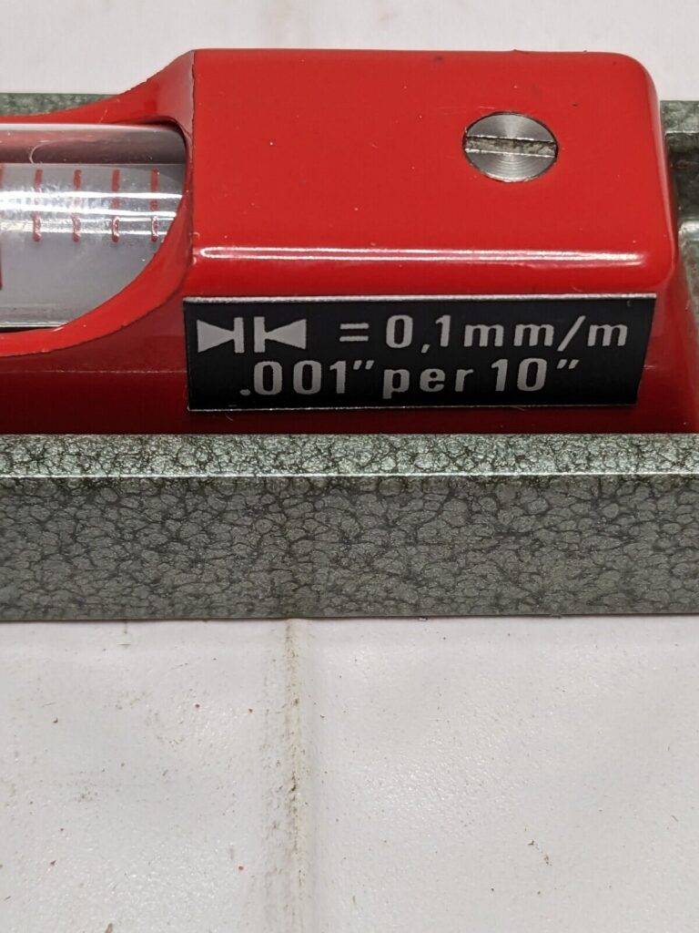 SPI Precision Level: Machinists, 0.001″ Sensitivity Per 10″ 114-0,1-200 DAMAGED