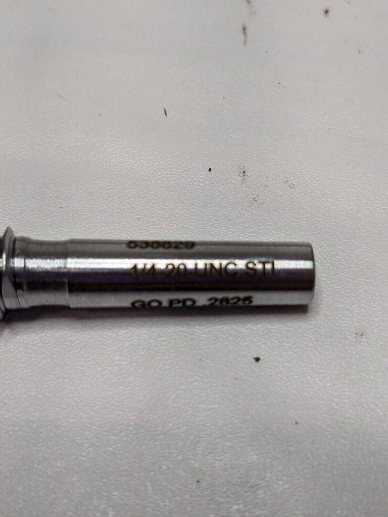 GF GAGE Plug Thread Insert Go Gage 1/4-20 Thread, (STI) Class 2B/3B, 55314934