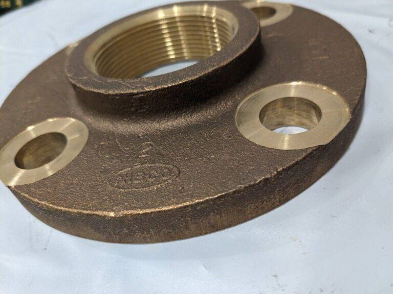 NIBCO 2″ Pipe, 6″ OD Cast Copper Threaded Companion Pipe Flange B515306