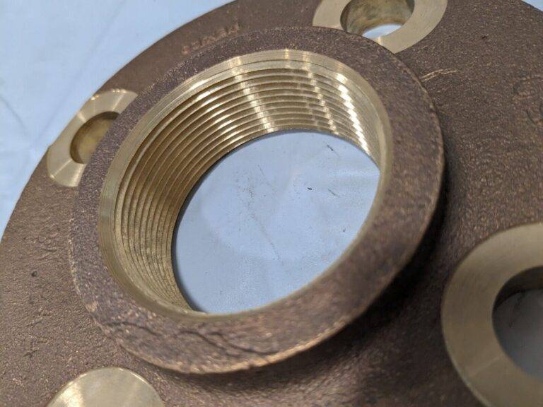 NIBCO 2″ Pipe, 6″ OD Cast Copper Threaded Companion Pipe Flange B515306