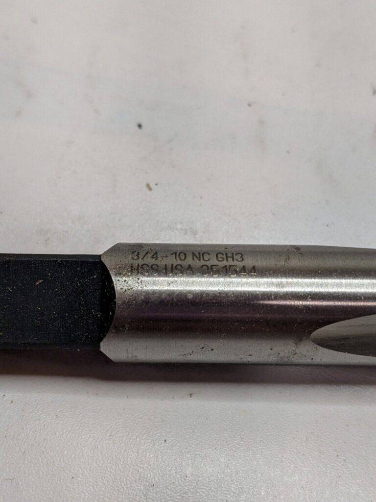 TITAN USA Spiral Point Tap: 3/4-10 UNC, 3 Flutes, Plug, 2B/3B TT91096