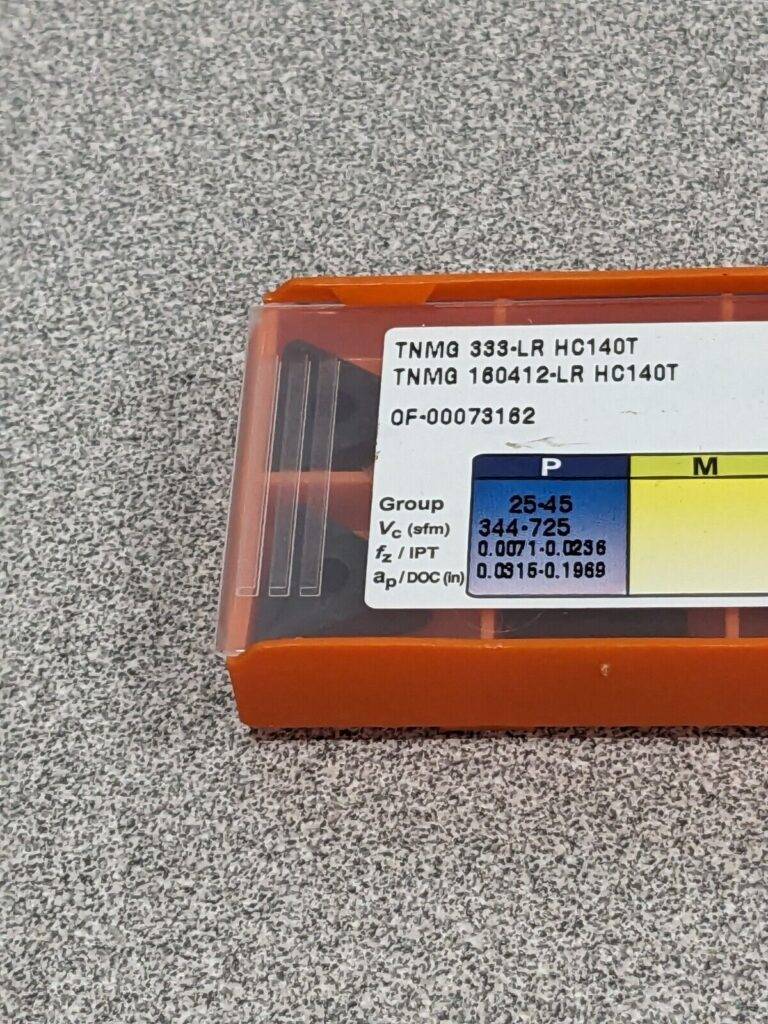 HERTEL Turning Insert: TNMG 333–LR HC140T, Solid Carbide Qty 10 1002214