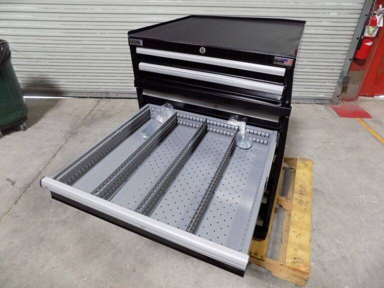 Lista Storage Cabinet for 40 Taper CNC Tools 7 Drawer 39" x 28" x 29" DAMAGED