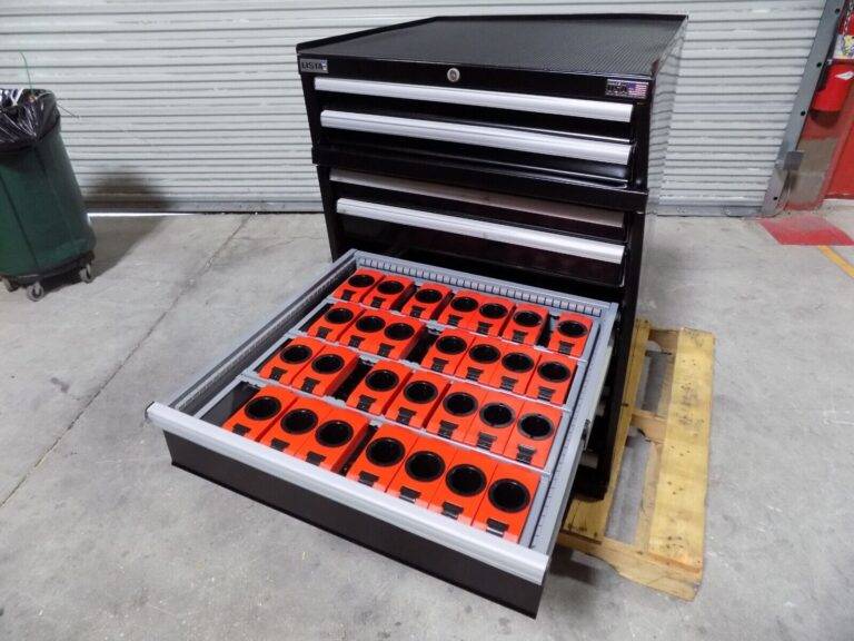 Lista Storage Cabinet for 40 Taper CNC Tools 7 Drawer 39" x 28" x 29" DAMAGED