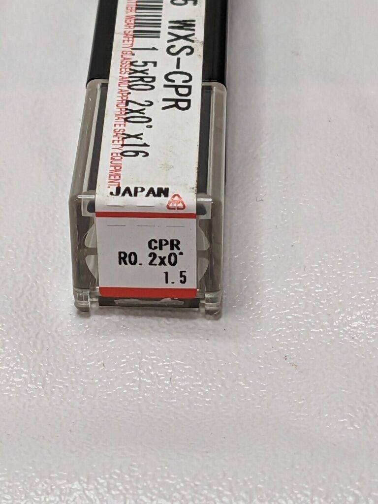 OSG 1.5mm Diam 2 Flute Solid Carbide 0.2mm Corner Radius End Mill 3101505