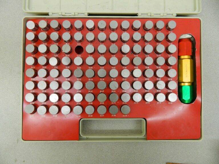 SPI 99 Piece Plug and Pin Gage Set 19-20.98mm Diam 37851664 INCOMPLETE