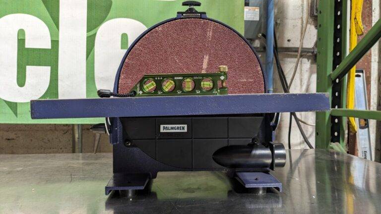 PALMGREN Bench Disc Sanding Finishing Machine 12” Disc Diameter 3/4 HP 120 V