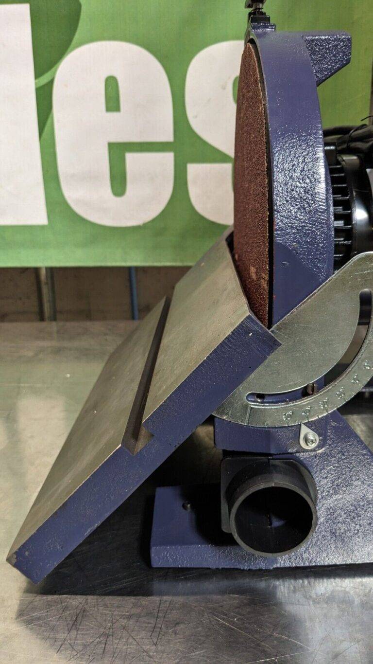 PALMGREN Bench Disc Sanding Finishing Machine 12” Disc Diameter 3/4 HP 120 V
