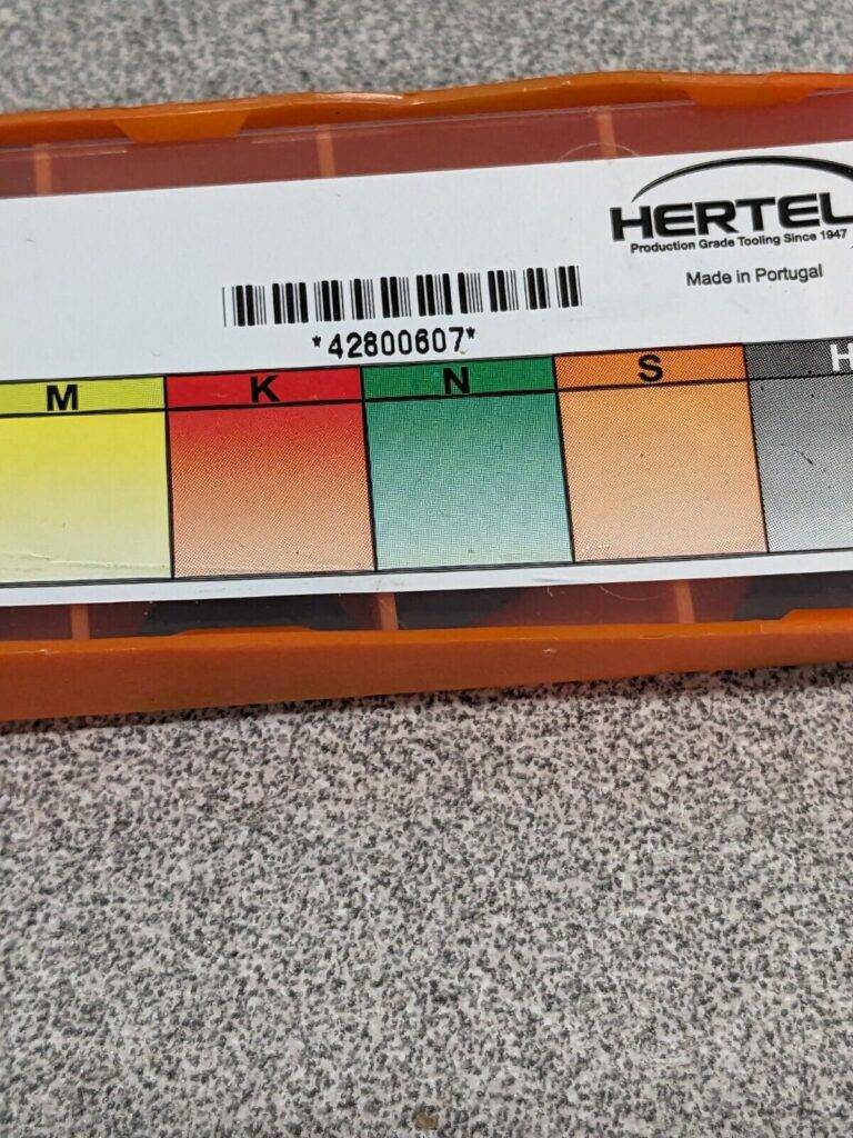 HERTEL Turning Insert: TPU322 HC140T, Solid Carbide Qty 10 42800607