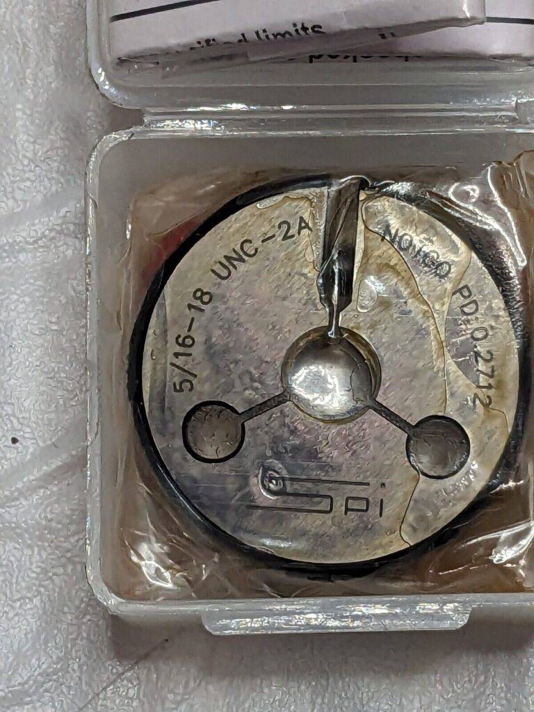 SPI Threaded Ring Gage: 5/16-18 Thread, Class 2A, No Go 23-157-1