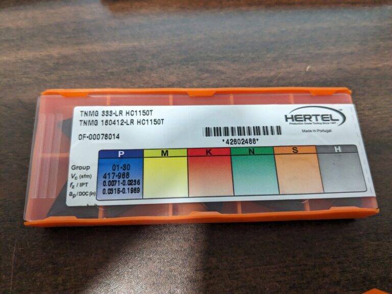 HERTEL Turning Insert 10pk TNMG 333–LR HC1150T, Solid Carbide 1002212