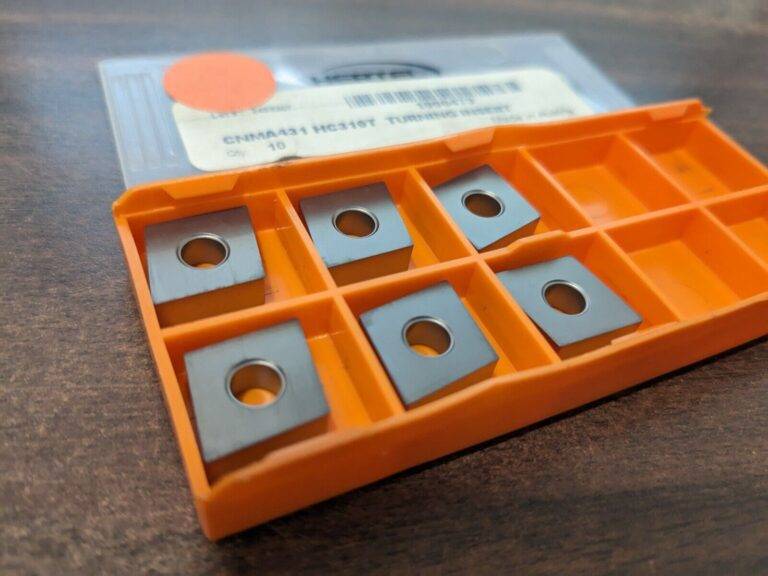 HERTEL Turning Insert 6pk CNMA431 HC310T, Carbide 1000473
