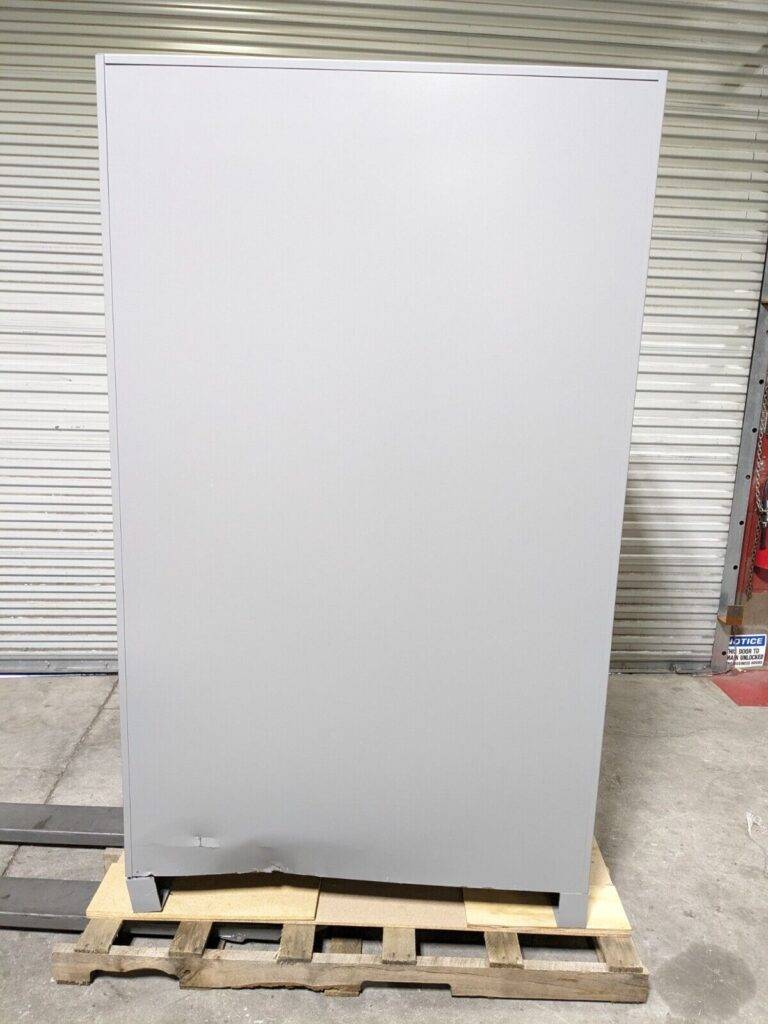 Lyon Heavy Duty Storage Cabinet 4 Shelf 82" x 48" x 24" Steel Gray DD1120