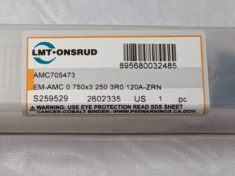 LMT ONSRUD Corner Radius End Mill ZRN 0.750" Dia x 0.750" SD 3FL AMC705473