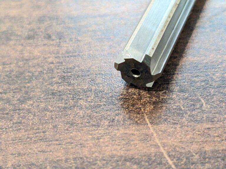 Chucking Reamer: 0.34″ Dia, 6″ OAL HSS Straight Shank 433-0.3400