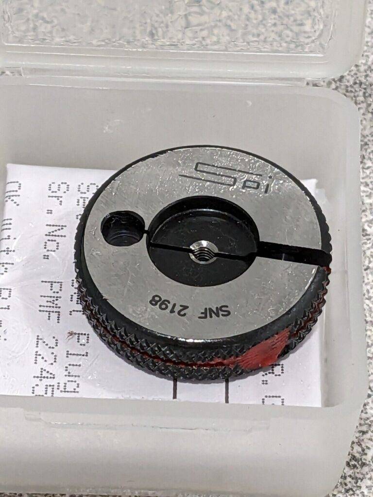 SPI Threaded Ring Gage: #2-56 Thread, Class 2A, No-Go 23-119-1