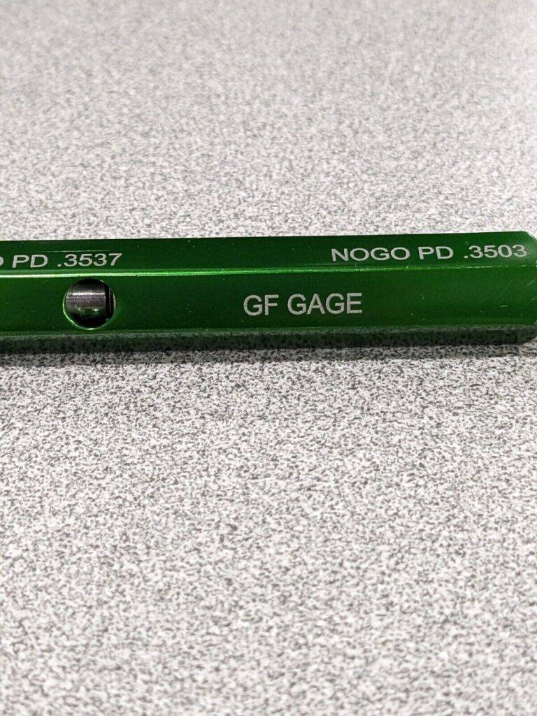 GF GAGE Truncated Taperlock Gage: 3/8-32, Go & No Go Class 2A 55332415