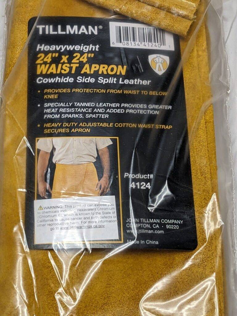 Tillman Leather Waist Apron, 24" x 24" Qty 2 4124