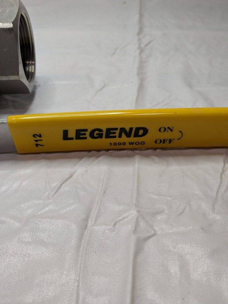 LEGEND VALVE Standard Manual Ball Valve: 1-1/2″ Pipe, Full Port 113-147