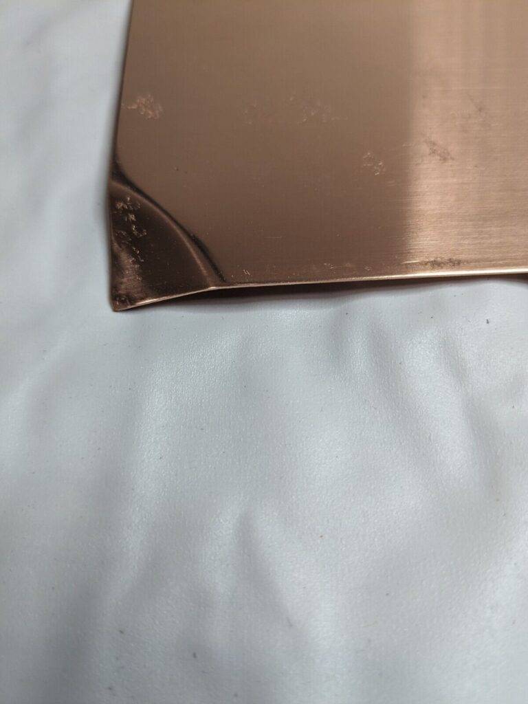 Copper Sheet 0.021" Thick x 12" Wide x 24" Long, Alloy 110 XCUFLR071461x2