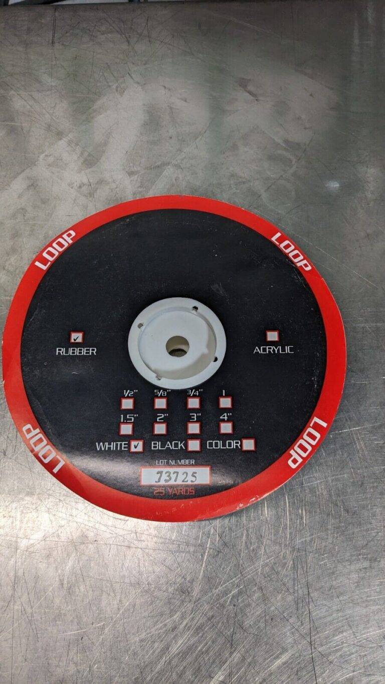 TAPE LOGIC Hook & Loop Shape Dot Color White Piece Diameter 1-7/8 HLT166