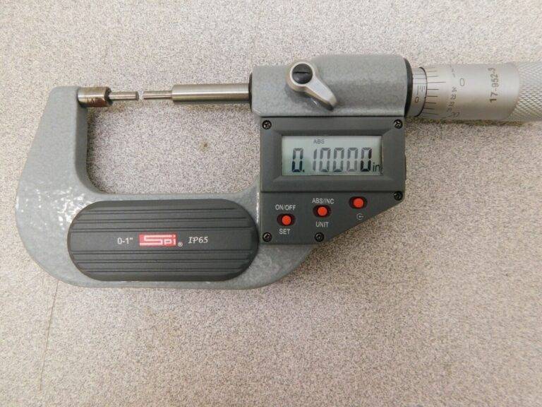 SPI Electronic Spline Micrometer 0-1” Range 0.00005” Grad 17-952-3 PARTS/REPAIR
