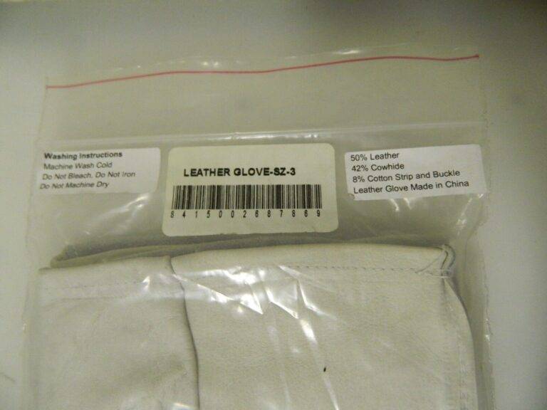 Pro Leather Pair of Gloves Medium Size 3 QTY 2 8415-00-268-7869