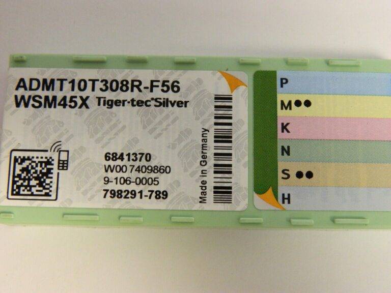 Walter F56 Grade WSM45X Milling Insert QTY 10 6841370