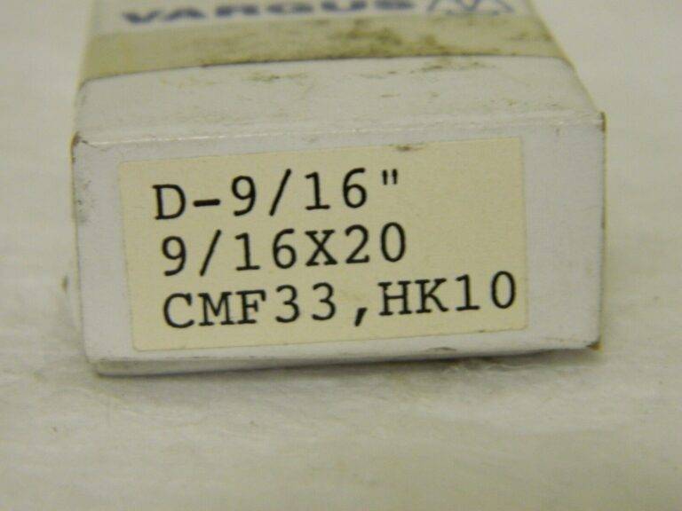 Shaviv Vargus Right Hand HSS Chaser 9/16-20 UNS Thread QTY 4 05265202