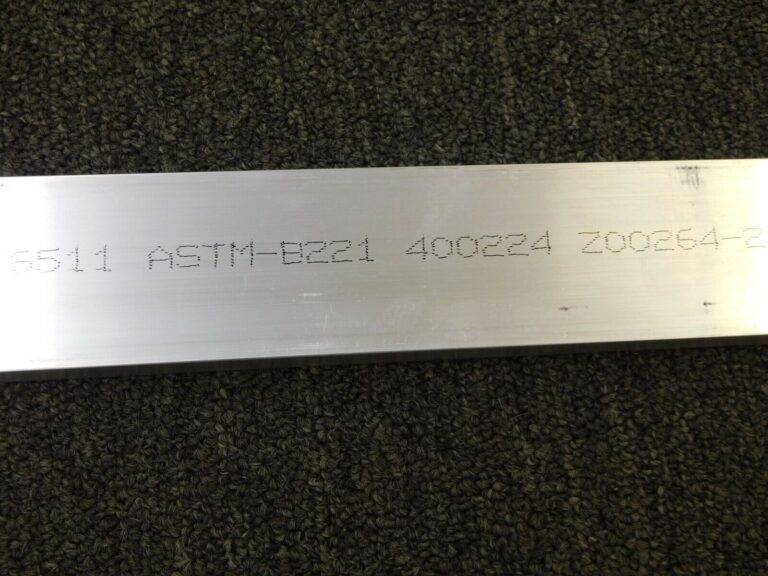 Kaiser Aluminum 72" x 2" x .5" 6061-T6511