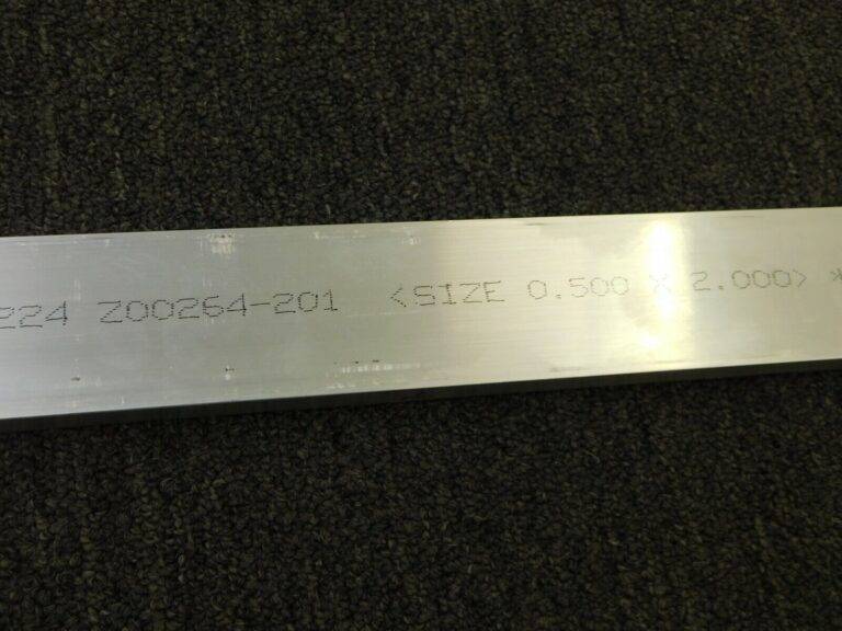 Kaiser Aluminum 72" x 2" x .5" 6061-T6511