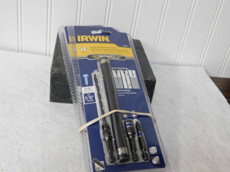 Irwin 4 Piece 3/16" Concrete Anchor Installation Kit QTY 2 1888627
