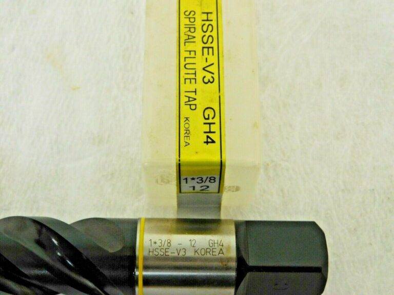 Spiral Flute Tap Yellow Ring HSSE-V3 1-3/8-12 GH4 x 6" OAL 4FL 71169558