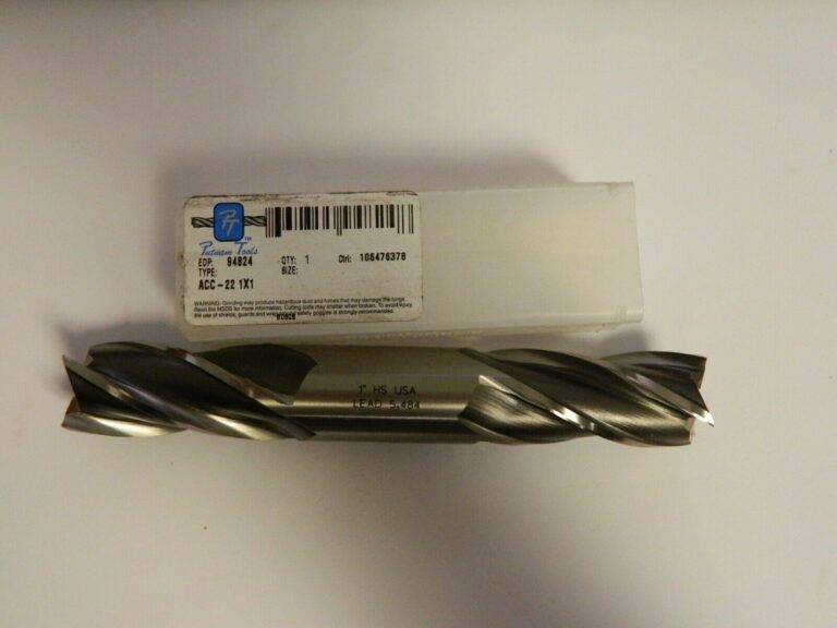 Putnam Tools Double End Mill 1" x 1" HS 4FL 94824