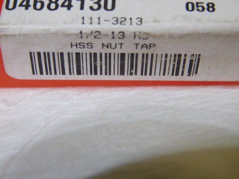 Interstate Nut Tap 1/2”-13 UNC 4Fl 2-1/2” Thread Length 7” OAL QTY 2 111-3213