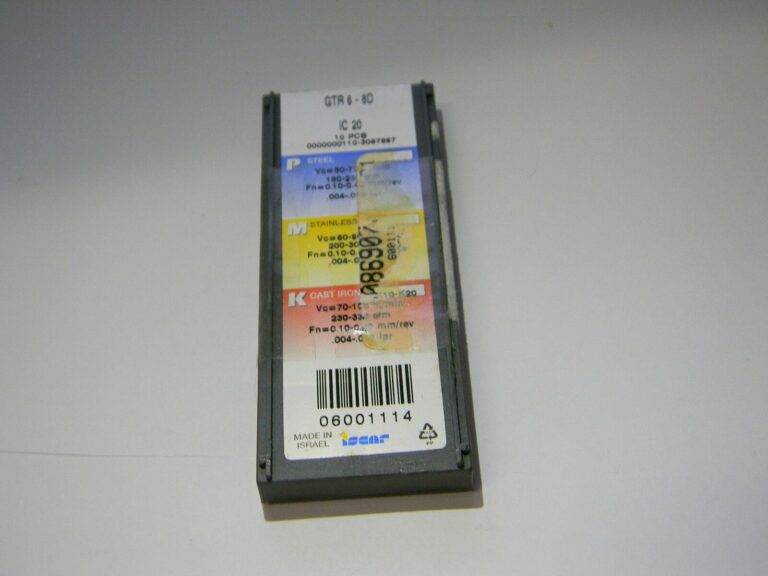 Iscar Carbide Cutoff Inserts GTR6-8D Grade IC-20 Qty 10 6001114