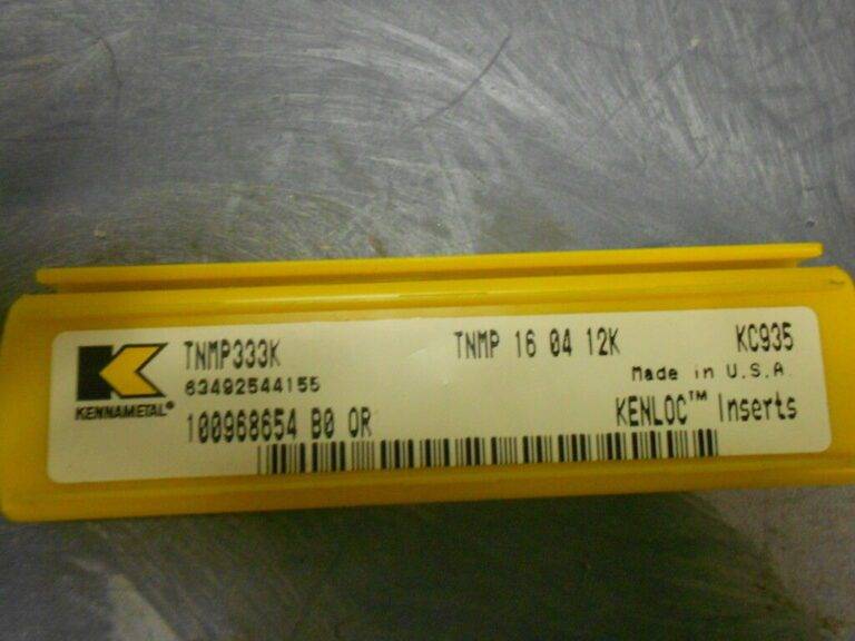 Kennametal KENLOC Carbide Inserts TNMP333K TNMP160412K Grade KC935 Qty. 10