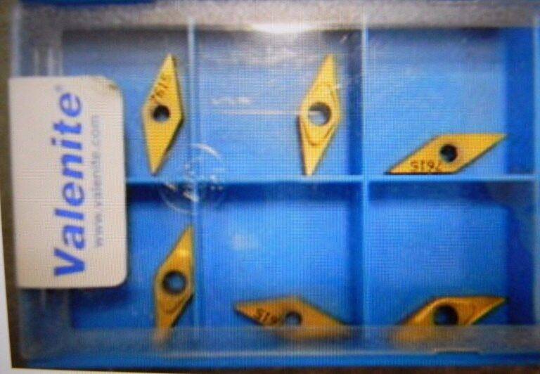 Valenite Carbide Inserts VCGT21.51-1L Grade VP7615 Qty. 6