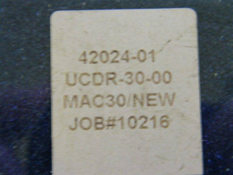 SP3 Precision Carbide Inserts UCDR-30-00 MAC30/NEW #42024-01