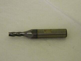 Cleveland Single Square End Mill 3/16" x 1/2" 4FL HSS C33618